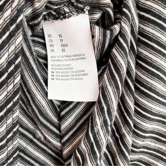 AE SOFT & SEXY BASIC STRIPED LOW BACK BODYSUIT - Picture 4 of 4